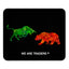 Mouse Pad Black - Bull and Bear