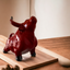 Ceramic Red Bull Sculpture: A Symbol of Strength for Traders and Investors