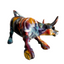 Colorful Ceramic Bull Figure - Symbol of Prosperity and Strength