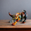 Colorful Ceramic Bull Figure - Symbol of Prosperity and Strength