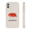 Biodegradable ECO Case - Red Mosaic Bear