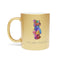 Mosaic Bear Metallic Mug - Silver/Gold