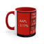 Bear Market Coffee Mug - Black/ White & Red