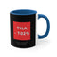 Tesla Stock Crash Coffee Mug, 11oz