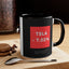 Tesla Stock Crash Coffee Mug, 11oz