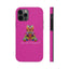 Purple-pink Mosaic Bear Mate Tough Phone Cases