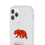 Red Mosaic Bear Flexi Phone Case