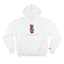 Mosaic Bear White Champion Hoodie