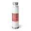 Bear Market whate with red Vacuum Insulated Bottle