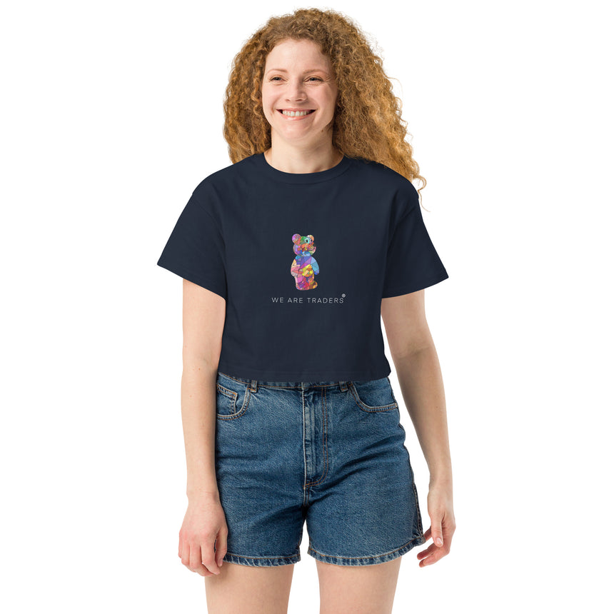 Mosaic Bear crop top