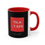 Tesla Stock Crash Coffee Mug, 11oz