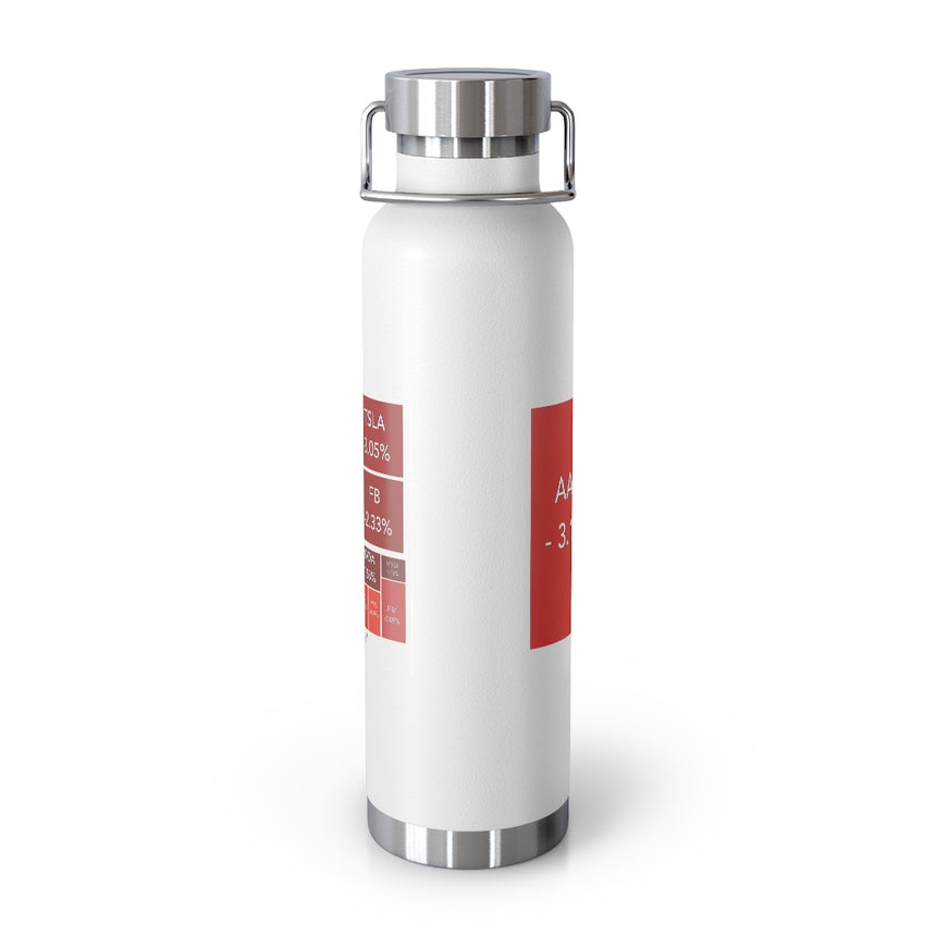 Bear Market whate with red Vacuum Insulated Bottle