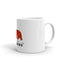 Taza Mosaic Bear White brillante