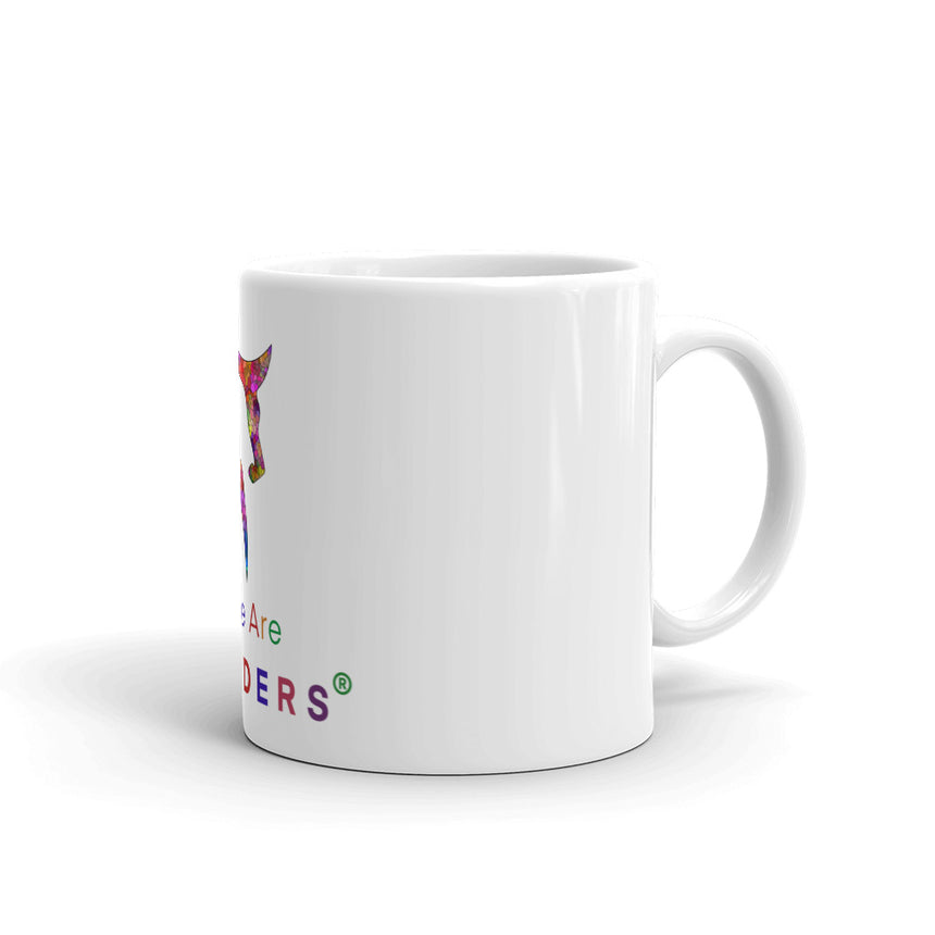 White Mosaic Logo glossy mug